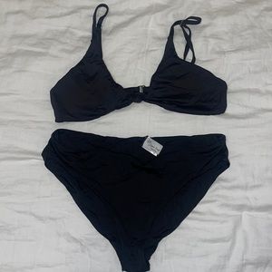 Dippin daisies Black bikini